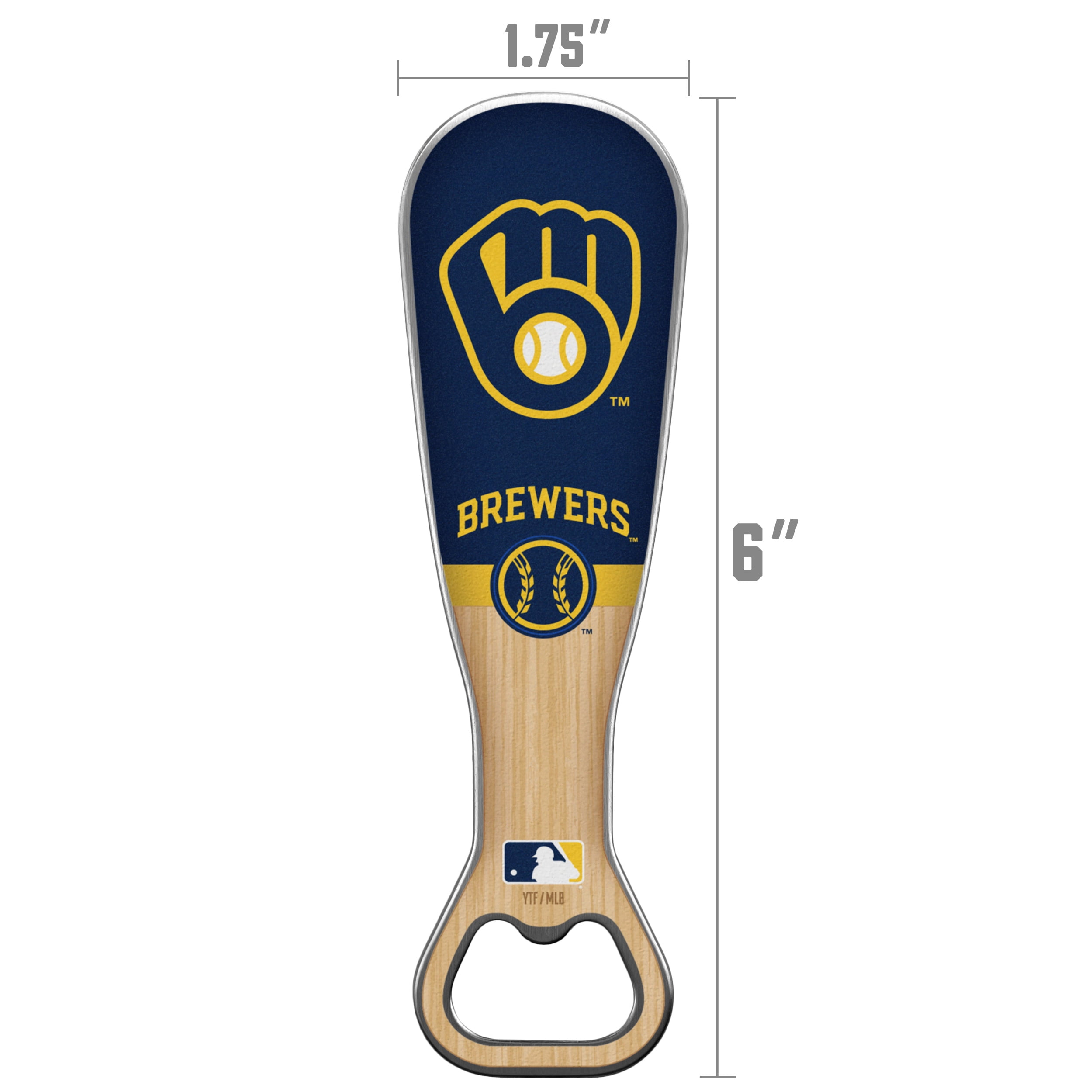 YouTheFan MLB Milwaukee Brewers Season Opener Bottle Opener