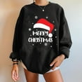 thumbnail image 2 of Odeerbi Christmas Sweatshirts for Women Crewneck Sweatshirts Fashion Print Pullover Tops Long Sleeve Comfortable Blouse, 2 of 4