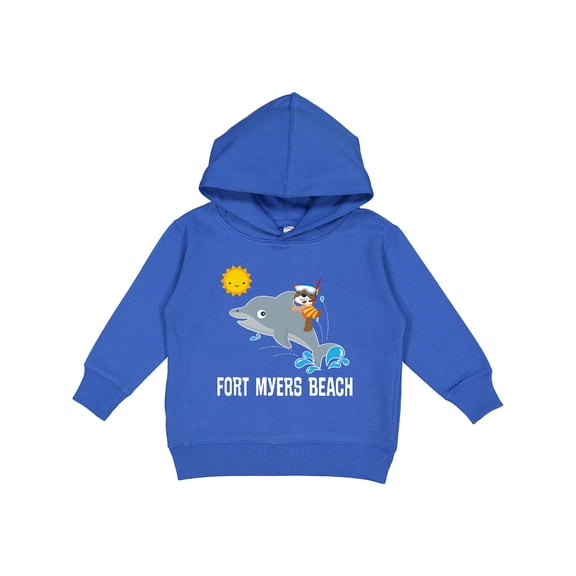 Inktastic Fort Myers Beach Florida Dolphin Toddler Hoodie