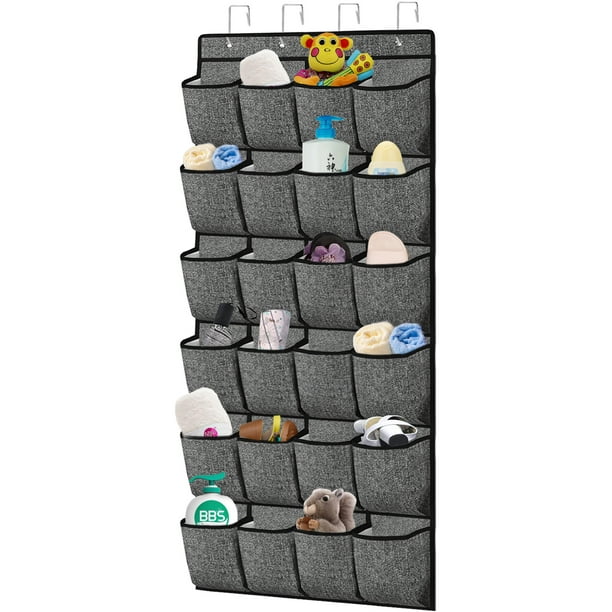 Homyfort 24 Pockets Hanging Door Shoe Organizer, Over The Door Shoe