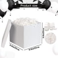 thumbnail image 2 of 10" Large Gift Box with Lid and Ribbon, White Gift Box with Paper Filler for Birthday, Wedding, Valentine's Day, Mother's Day, Anniversarry Presents Wrapping., 2 of 6