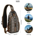 thumbnail image 2 of Sac à Dos Bandoulière de Voyage Boho Chic Vintage Rétro Artistique Léger avec Style Stylé, 2 of 5