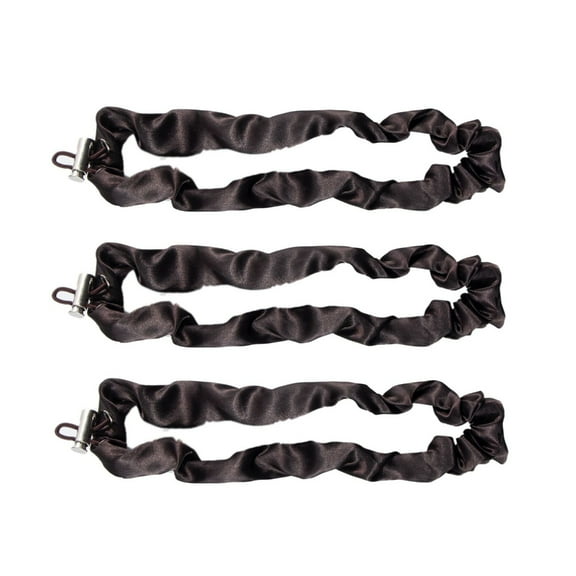 Necvior Adjustable Extras Large Satins Scrunchies for Trendy Women Girls Hair Ties