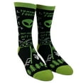 thumbnail image 2 of Men's 100% Chance Of Butt Stuff Socks Funny Alien Invasion Novelty Innuendo Footwear, 2 of 9