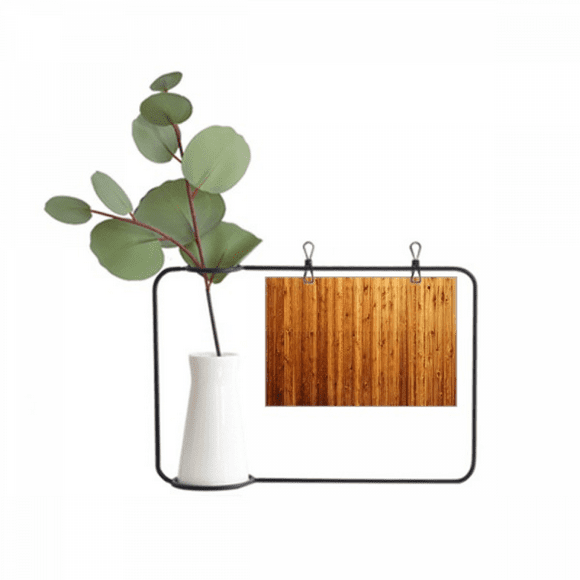 Orange Wood Floor Wallpaper Texture Metal Picture Frame Cerac Vase Decor