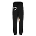 thumbnail image 3 of QUINDOS Womens Pants Taper Long High Waisted Casual Sweatpants Drawstring Loose Pants with Pockets, 3 of 6