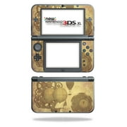 Angle View: MightySkins Protective Vinyl Skin Decal for New Nintendo 3DS XL (2015) Case wrap cover sticker skins Steam Punk Paper