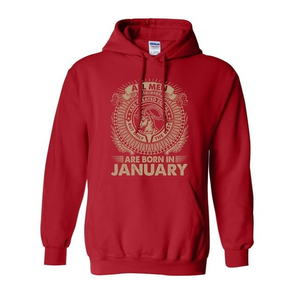 Capricorn All Men Are Created Equal Best Born In January Funny DT Sweatshirt Hoodie