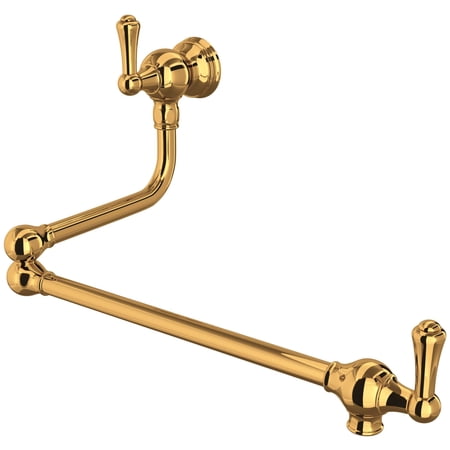 Perrin And Rowe U.4799Ls-2 Edwardian 1.8 GPM Wall Mounted Single Hole Pot Filler - Gold