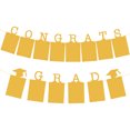 thumbnail image 2 of Kit de Decoración para Fiesta de Graduación con Arco de Guirnalda "Class Of" en dorado, negro, multicolor, impermeable, para uso en interiores y exteriores, 3 m, fácil instalación, 2 of 6