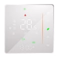 thumbnail image 1 of HLONK WiFi Smart Thermostat Temperature Controller Weekly Programmable Supports Touch Control/ Mobile APP/ Voice Control Compatible with Alexa/Google Home  for Water/Gas Boiler 5A White, 1 of 9