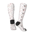 thumbnail image 4 of Balery Heart Panda Printed Novelty Socks Men's Women's Crew Socks Sports Socks Knee High Socks Cotton Socks Quirky and Cool Socks, 4 of 9