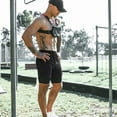 thumbnail image 3 of Puztloy Men's 2 in 1 Running Shorts Workout Athletic Training Gym Outdoor Sports Shorts, 3 of 4