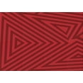 thumbnail image 1 of Ahgly Company Machine Washable Indoor Rectangle Transitional Red Area Rugs, 5' x 8', 1 of 7
