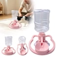 thumbnail image 2 of Forestwhale Automatic Pet Water Dispenser Non- 22oz/650ml Gravity Waterer Quiet Drinking Fountain for Cats and Small Dogs (11.8") Pink, 2 of 8