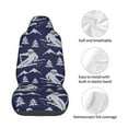thumbnail image 4 of Fuzoiu Abstract Skiing Print Elastic Car Seat Covers, Seat Cover Protector,Universal Fit Interior Covers for Most Cars,Washable Seat Cover Non Slip for SUV,Sedan,Van, 4 of 5