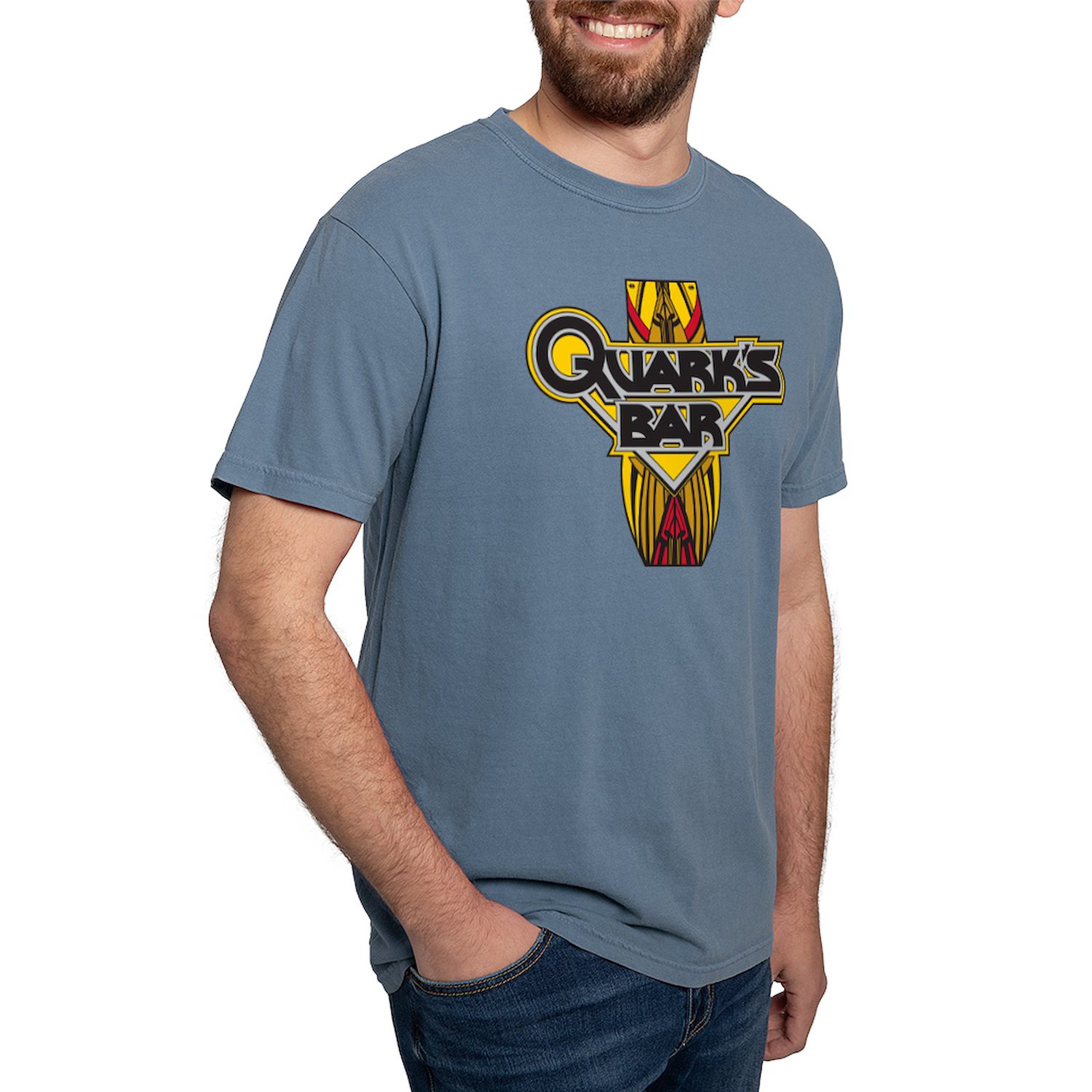 CafePress - STAR TREK DS9 Quarks - Mens Comfort Colors Shirt - image 4 of 5