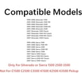 thumbnail image 4 of Driver Left Side Front Door Window Door Glass Compatible with GMC Sierra Chevrolet Silverado Pickup 1999-2006 / Sierra Classic Silverado Classic 2007 Models, 4 of 4