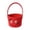 N-250712BB, variant on 1Pack Halloween Spooky Monster Woven Hand Basket, 13.78in Total Height Cotton Rope Organizer Bin, Holiday Candy & Decor Storage Tote Basket (A)