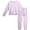 Lavender, variant on RBX Girls Pants Set - Lightweight Crewneck Sweatshirt and Girls Joggers 2 Piece Activewear Set