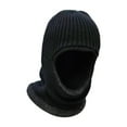 thumbnail image 3 of Pasamontañas para hombre, resistente al frío, cálido, para nieve, senderismo y equitación. negro, 3 of 8