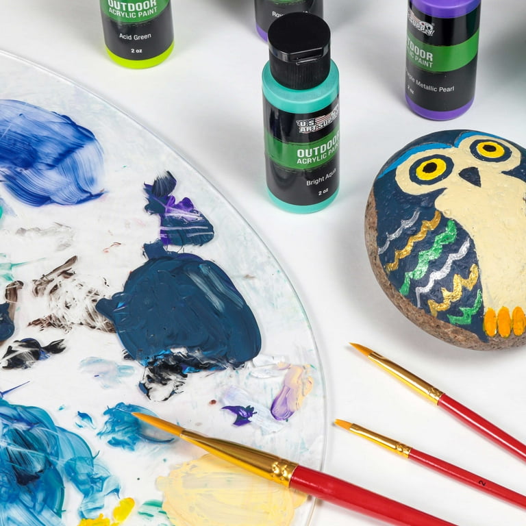 Art Painting Color Palette Mixer Oil Paint Palette Oval-Shaped