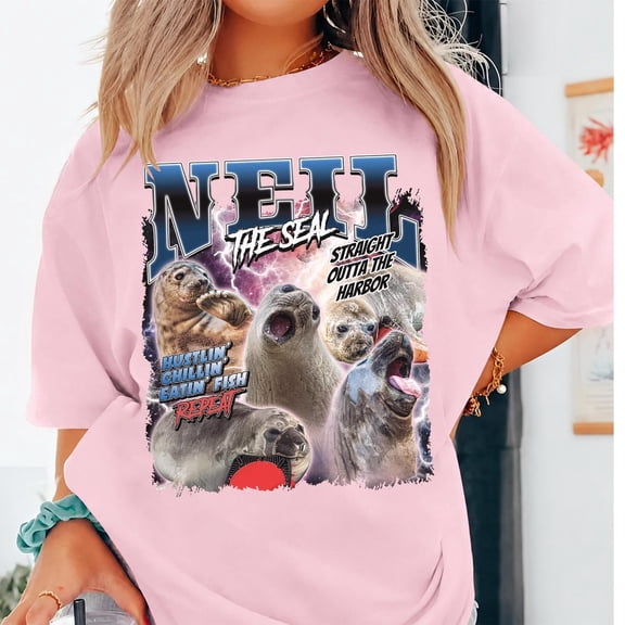 Neil Shirt, Funny Neil The Seal T-Shirt, Be the Whole Problem Shirt, Tasmania Seal Shirt