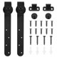 thumbnail image 2 of Sliding Barn Door Hardware Kits Top Mounted Hanging Rail Hanger Track Steel Closet Door Roller Rail, 2 of 5