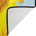 thumbnail image 5 of SKYSONIC 36x24in Sunglasses Sunflowers Area Rug, Funny Floral Non-Slip Floor Carpet for Indoor Living Dining Room Bedroom, 5 of 7