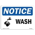 thumbnail image 1 of SignMission OS-NS-A-1218-L-18946 12 x 18 in. OSHA Notice Sign - Wash, 1 of 1
