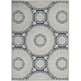 thumbnail image 3 of Nourison Calobra Modern Blue 5'3" x 7'3" Area Rug, (5x7), 3 of 10