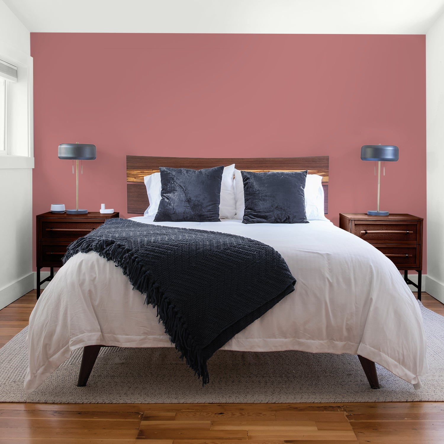 Glidden One Coat Interior Paint and Primer, Horizon Glow / Red, 1-Quart, Flat