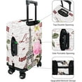 thumbnail image 3 of Luggage Cover Approved Travel Suitcase Protector Eiffel Tower Elastic Washable Baggage Covers for 21-24 inch Luggage (M), 3 of 6