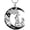 Mother and Daughter Necklace, variant on 925 Sterling Silver Cat/Bat Moon Pendant Necklace Moon Pendant for Her, Gothic Necklace Crescent Jewelry Gifts 18+2 Inch