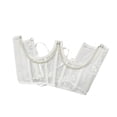 thumbnail image 2 of yuksok Lace Corset Belt Fashion Adjustable Tie Back Boned Lace up Wide Belt White, 2 of 9