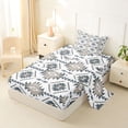 thumbnail image 2 of Erosebridal Retro Aztec Print Twin Sheet Sets,Vintage Southwestern Bohemian Bedding 3-Piece, 2 of 6