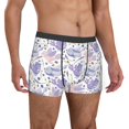 thumbnail image 4 of Cauagu Lavender Flowers Print Boxer Briefs for Men,Comfortable Breathable Men's Underwear Moisture Wicking Underpants -XX-Large, 4 of 8