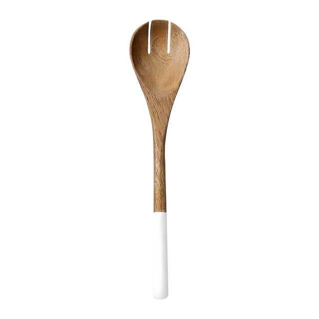Oferta por tiempo limitado!Cucharas de madera para cocinar utensilios de cocina de madera y soporte para utensilios, espátula que incluye cuchara, espátula y cuchara ranurada de mango largo