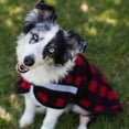 thumbnail image 6 of Jeffers Expression Buffalo Check Fleece Dog Rug - Warm, Lightweight, Cozy Dog Fleece for Small to Large Dogs, Machine Washable Dog Sweater, Ideal for Winter, Indoor & Outdoor Use, Puppy Blanket, 28”, 6 of 6