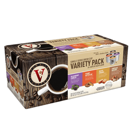Sweet and Salty Variety Pack, Medium Roast, 96 Count, Single Serve Coffee Pods for Keurig K-Cup Brewers
