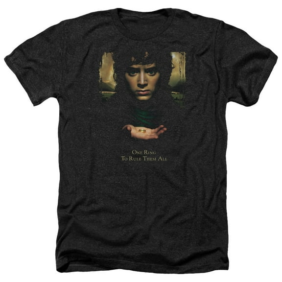 Lor - Frodo One Ring - Heather Short Sleeve Shirt - XXX-Large