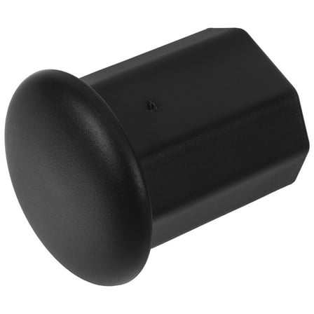 MOKKHNB Hockey Stick End Protector Lacrosse Stick End Cap TPE Black 1Set 1.57X1.57X1.57in