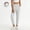 White, variant on PWPSG Girls' Butterlift Athletic Joggers Active Running Casual Lounge High Waist Pants with Pockets Kid Teen Black XXL