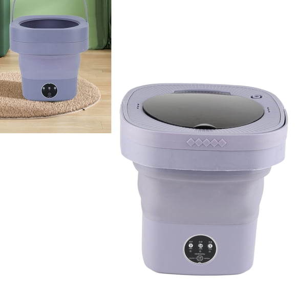 Lavadora Plegable Pequeña, Lavadora Plegable 6.5L Enchufe UE 100-240V Automática Para Dormitorio