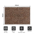 thumbnail image 5 of Brown and Black Leopard Print Door Rugs,Washable Non Slip Door Mats Indoor,Decorative Door Mats,Entry Mat Indoor for Entrance,Bedroom,Kitchen,Bathroom,16"x24", 5 of 6