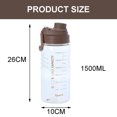 thumbnail image 2 of Botella de agua deportiva, botella plástica duradera grande Tritan para gimnasio para fitness, entusiastas del aire libre, 2 of 5