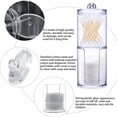 thumbnail image 2 of Acrylic Makeup Storage Organizer,Clear Cotton Pad Storage Cotton Bud Holder Cotton Pad Dispenser with Lid, 2 of 6