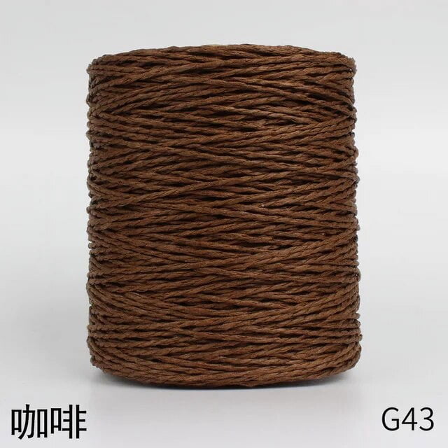 EASTIN Raffia Yarn for Knitting and Crocheting Hat Handbags Flower Gift Wrap Packing Cords DIY Handcrafts Free Shipping 300Meter