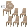 thumbnail image 1 of 6 Fundas Elásticas para sillas de comedor, Impermeables , Protege y brinda un nuevo estilo a tus sillas. Mod. Beige, 1 of 1