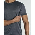 thumbnail image 5 of Real Essentials 5 Pack: Men’s Short Sleeve Dry Fit Active Crew Neck T Shirt - Athletic Running Gym Workout Tee Tops, 5 of 7